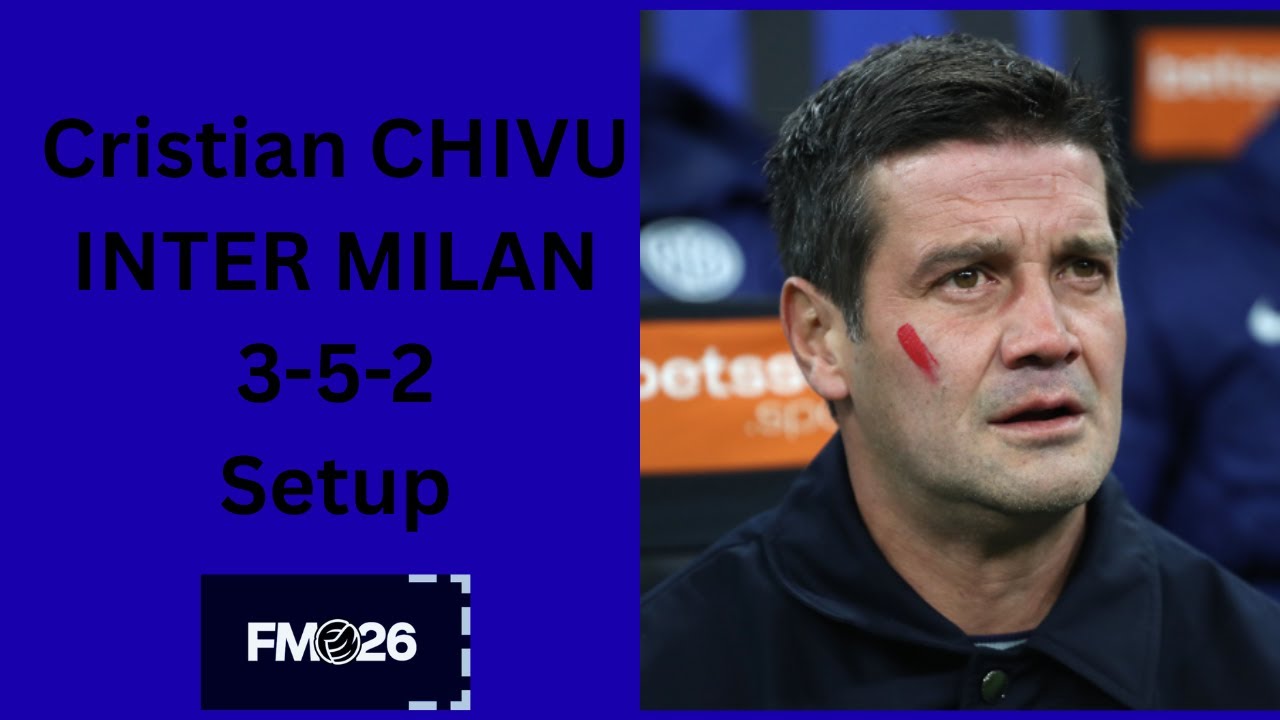 Тактика FM26: Тактика и расстановка Кристиана Киву в «Интере Милан» в Football Manager26 |