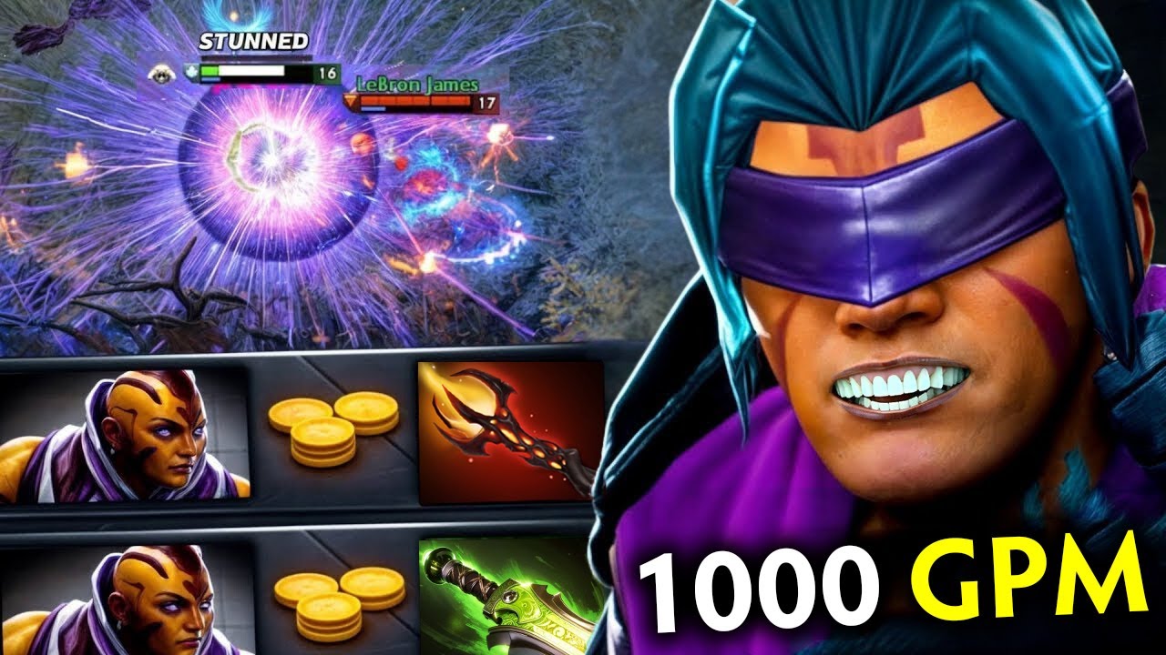 Insane 1000GPM Farming Machine Anti Mage🔥🔥34Kills Dagon + Ethereal Blade One Shot in 7.40b🔥🔥