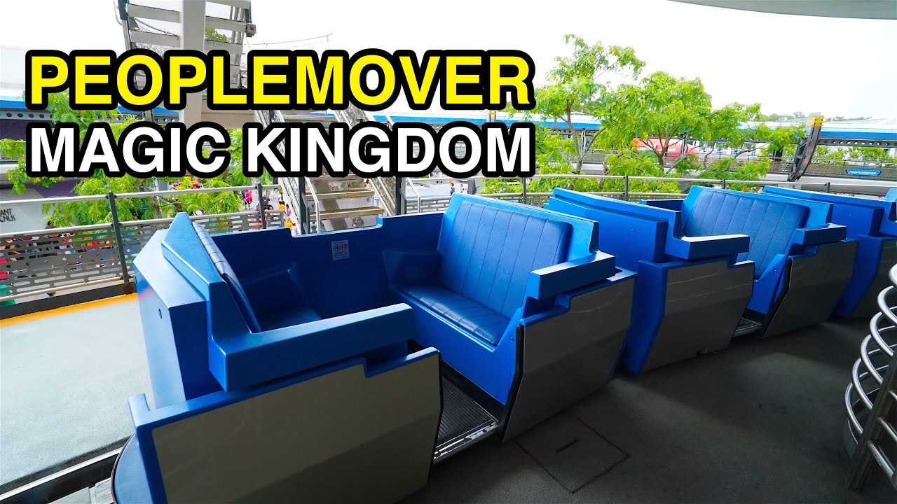 [4K] Tomorrowland Transit Authority PeopleMover : Magic Kingdom (Orlando, FL)