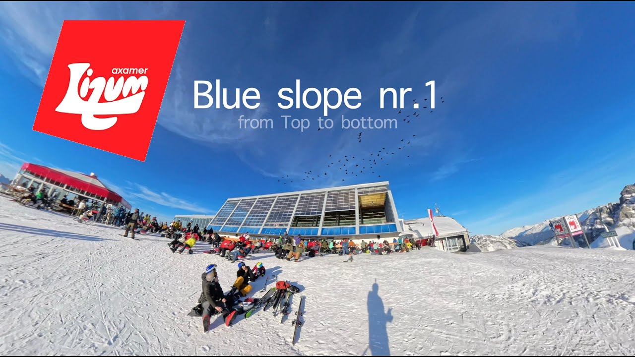 Axamer Lizum - Blue slope nr.1 from top to bottom