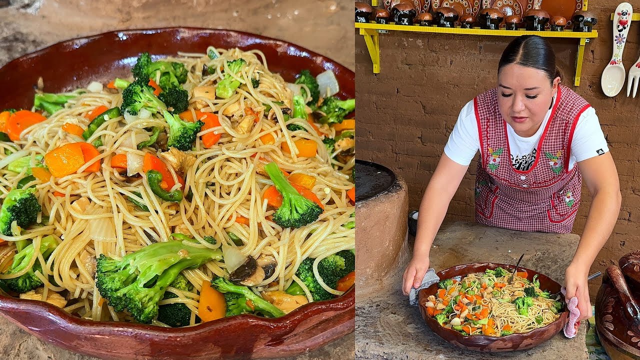 Cuando en el Rancho queremos algo DIFERENTE, hacemos este espagueti chino