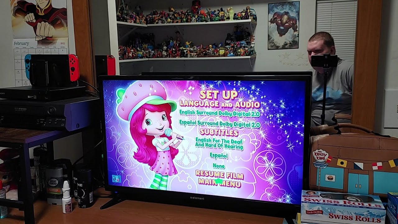 Menu Walkthrough Of Strawberry Shortcake: Berry Best Friends DVD From 2014🎹🎸🥁🎤🎶🎵 🍓