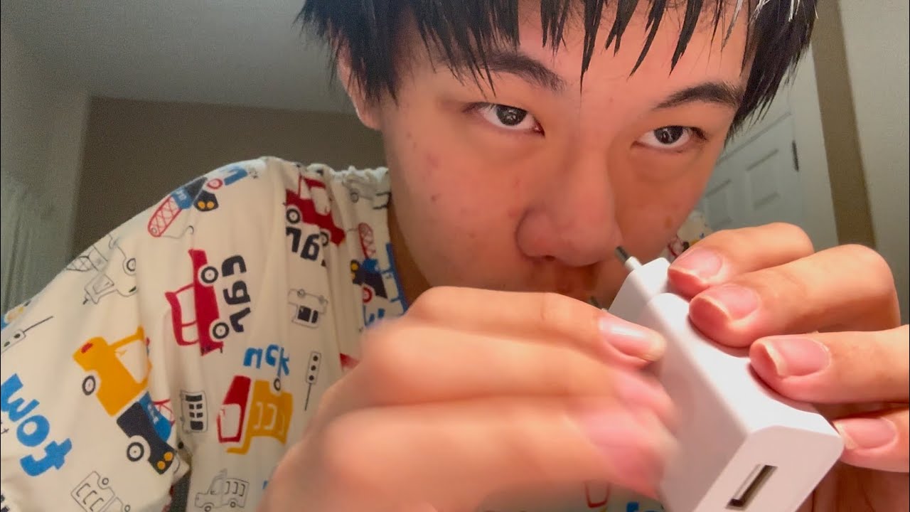 asmr random fast tapping and scratching