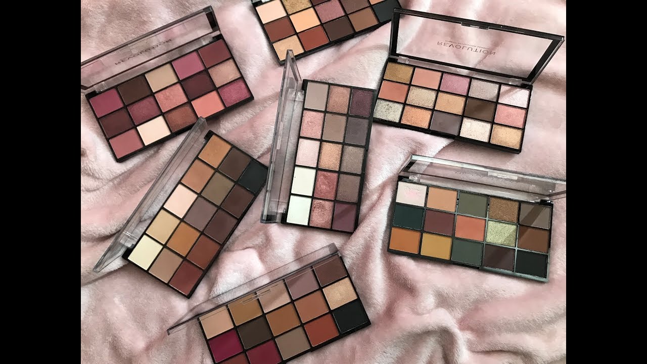 My Top Revolution Re-Loaded Eyeshadow Palettes