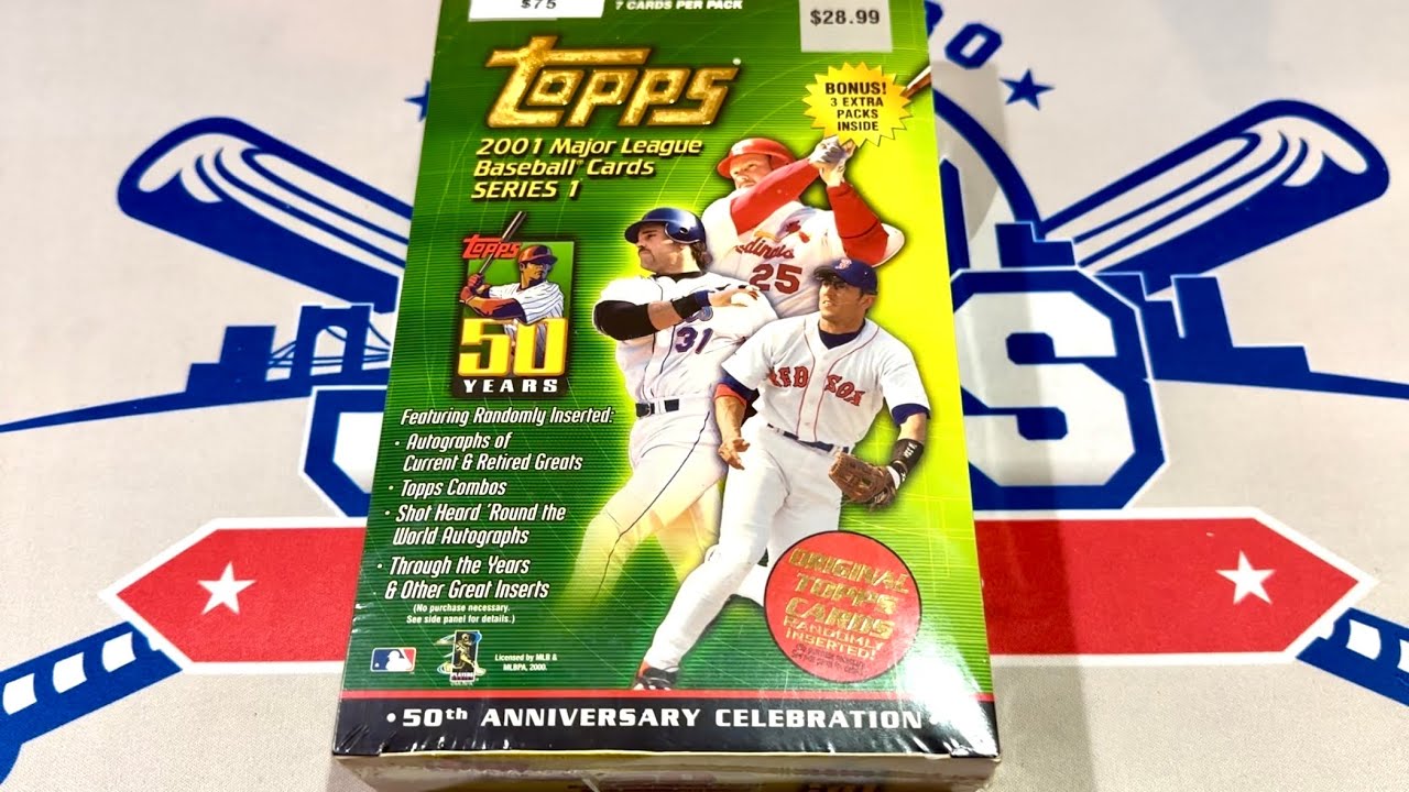 2001 TOPPS SERIES 1 BASEBALL CARDS!  (Throwback Thursday)