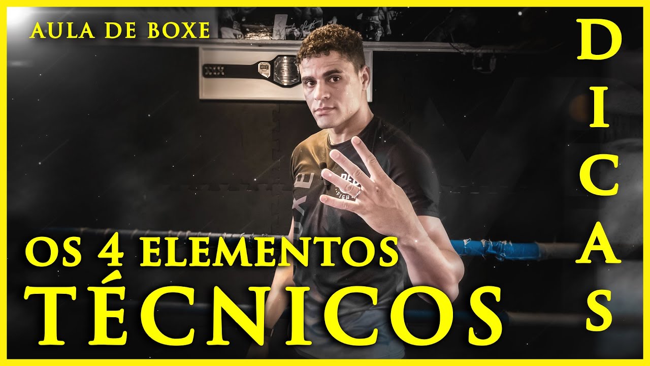 OS 4 ELEMENTOS T&Eacute;CNICOS DO BOXE (Aula de Boxe) - Victor Balboa