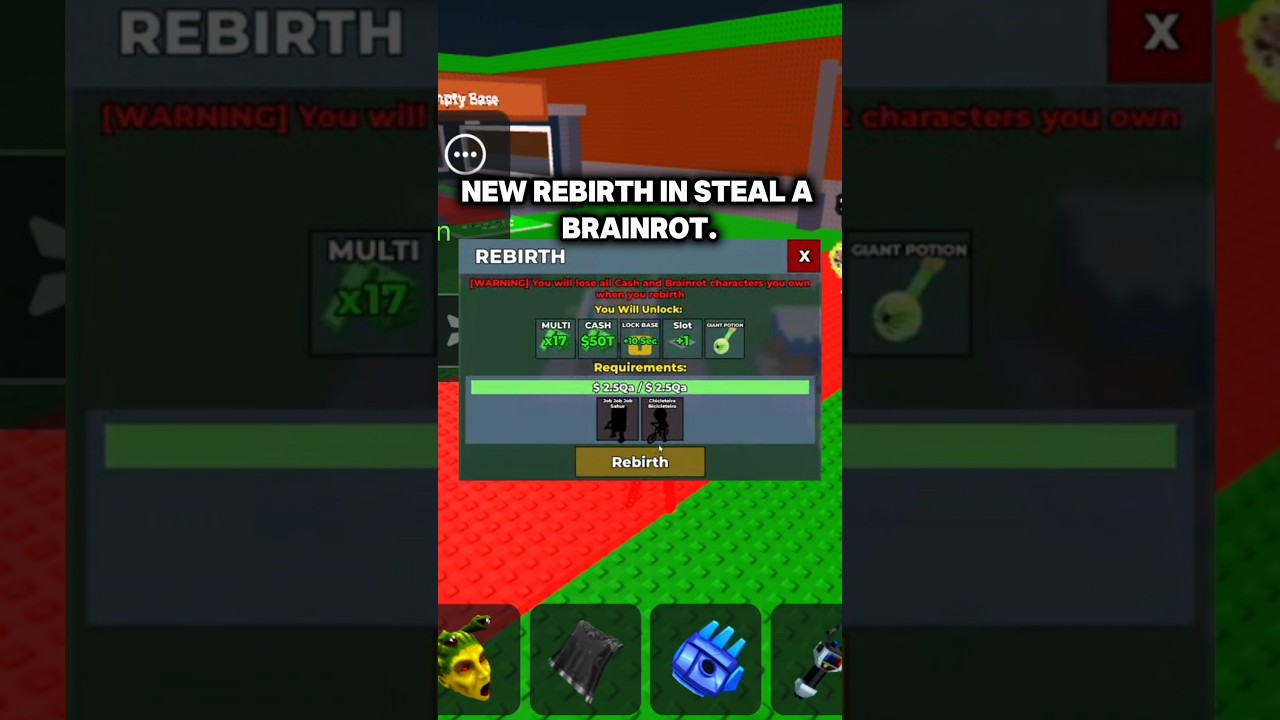 New Rebirth in Steal a Brainrot 