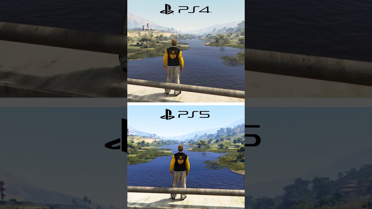Ps4 Slim vs Ps5 Pro Game Comparison | Gta 5 Graphic Comparison Ps4 vs Ps5 Pro | Graphics Comparison
