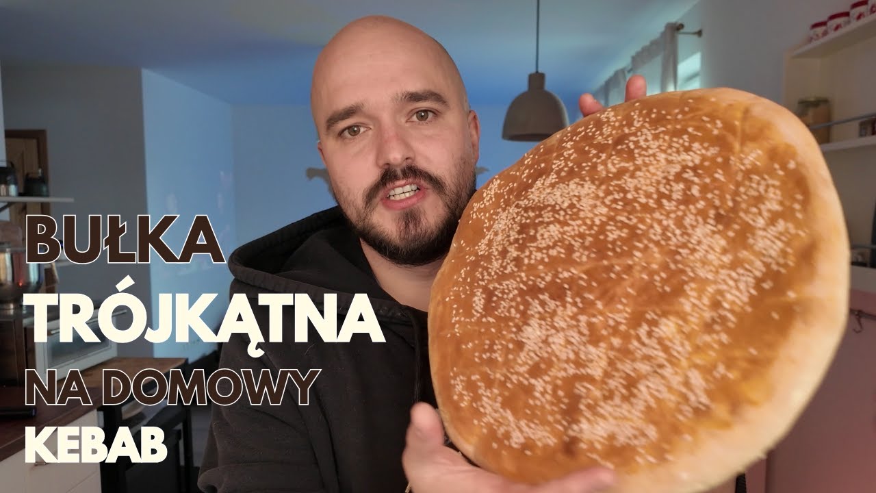 Domowa bułka do kebaba (trójkąt) na poolish – lepsza niż z budki!