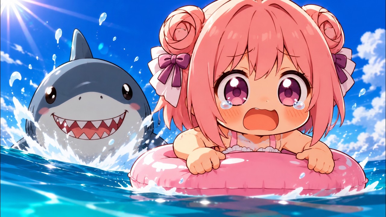GuguGaga Saves Her Friend from a Hungry Shark! | Cute 2D Animation