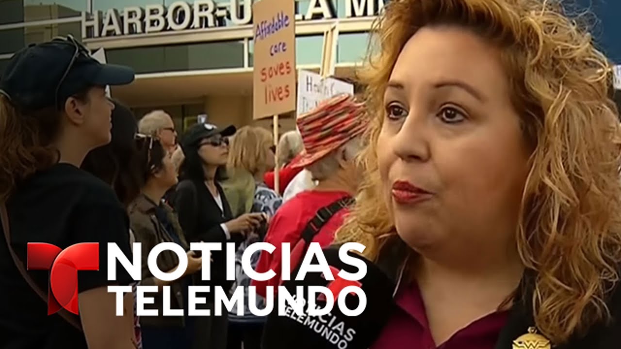 Arden las calles de Los &Aacute;ngeles contra la reforma de salud de Trump | Noticiero | Noticias Telemundo