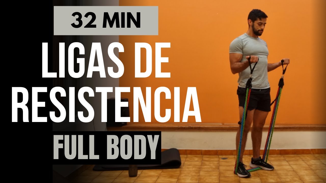 rutina full body con bandas en casa 🔥 ejercicios con ligas de resistencia CUERPO COMPLETO