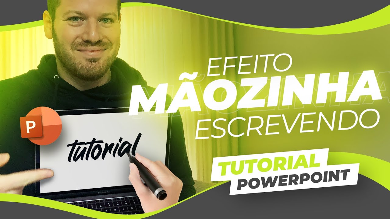 Efeito MÃOZINHA ESCREVENDO no ppt | TUTORIAL POWERPOINT