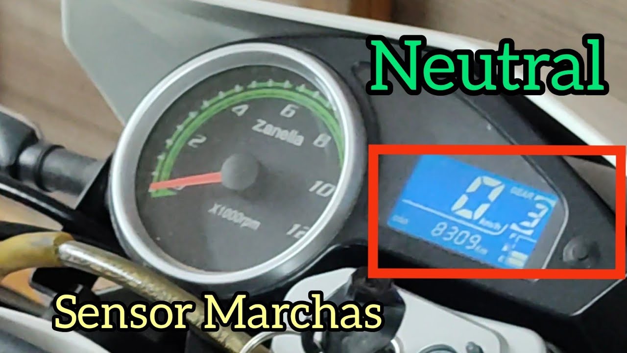 Sensor Neutro Indicador de Marchas cambio Zanella ZR RX Motomel Corven Gilera Guerrero Honda Storm