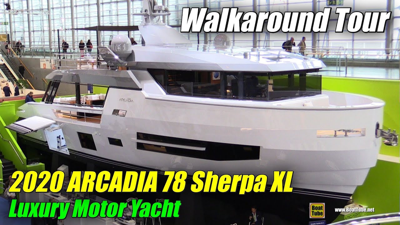 2020 Arcadia 78 Sherpa XL Luxury Yacht - Walkaround Tour - 2020 Boot Dusseldorf