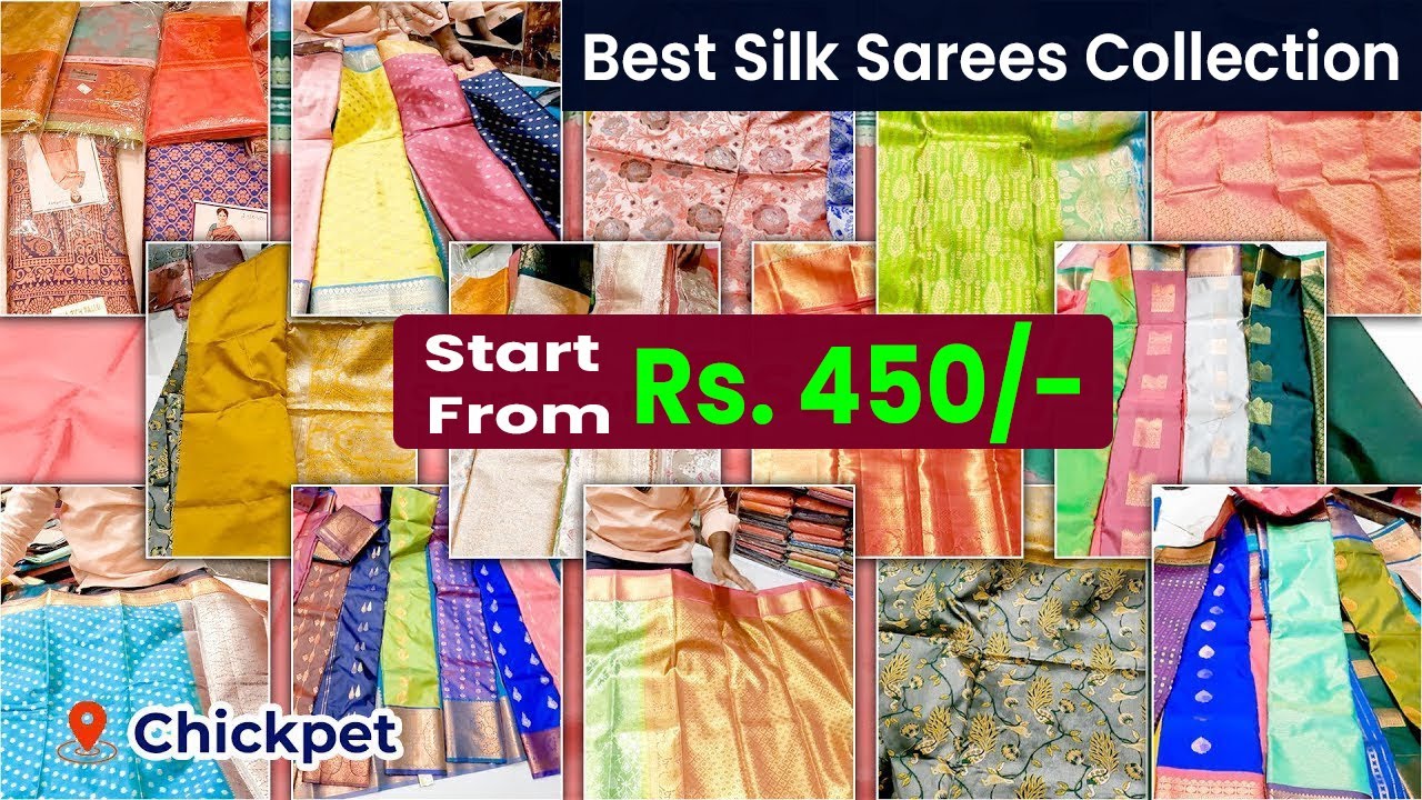 Best Wedding Silk Sarees Shop In Chickpet Bangalore | 