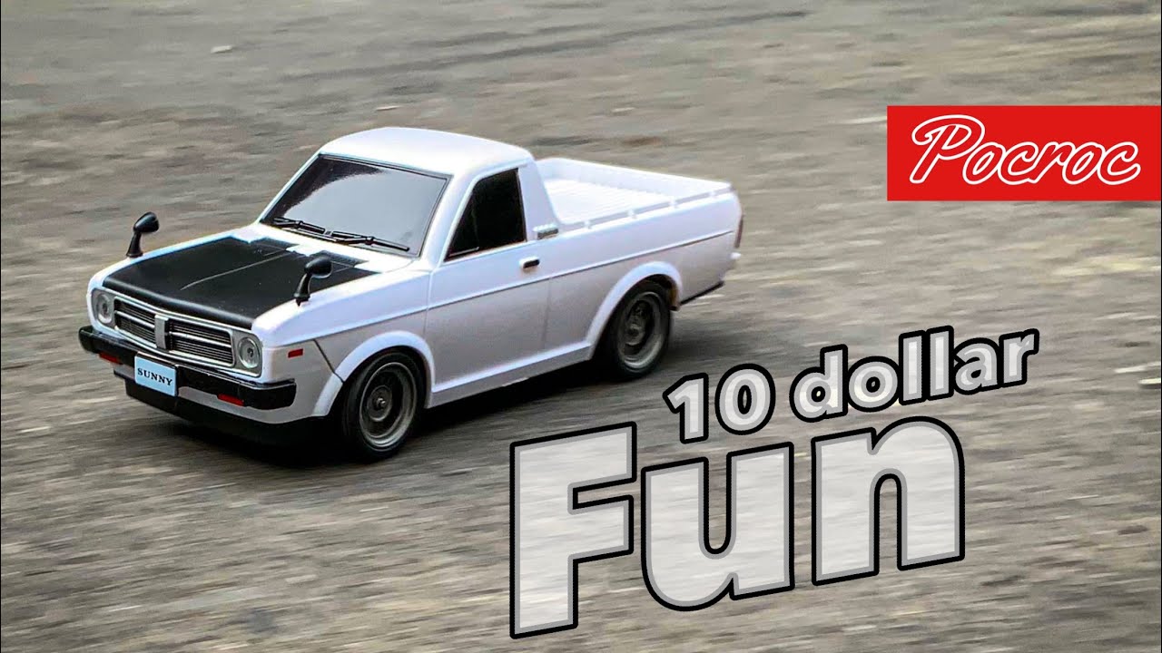 RC nissan sunny truck review! Fun on a budget !