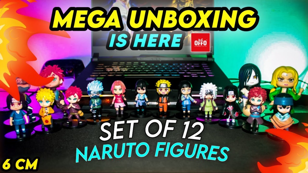 🔥MEGA UNBOXING🔥NARUTO CHIBI ACTION FIGURES 12 pcs Set 🧡 6 CM  Naruto Chibi Toys 🧡PART 3