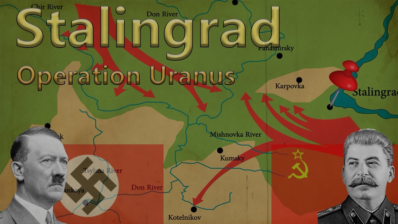 Battle Of Stalingrad Documentary | Operation Uranus November 1942 | WWII Map | Eastern Front Map