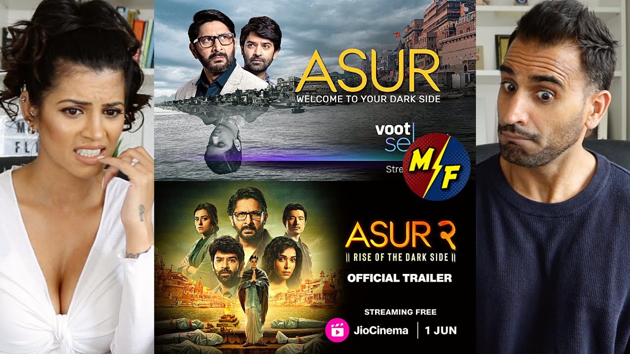 ASUR 1 & ASUR 2 TRAILER REACTION!! | Voot | Welcome to Your Dark Side | Arshad Warsi | Barun Sobti