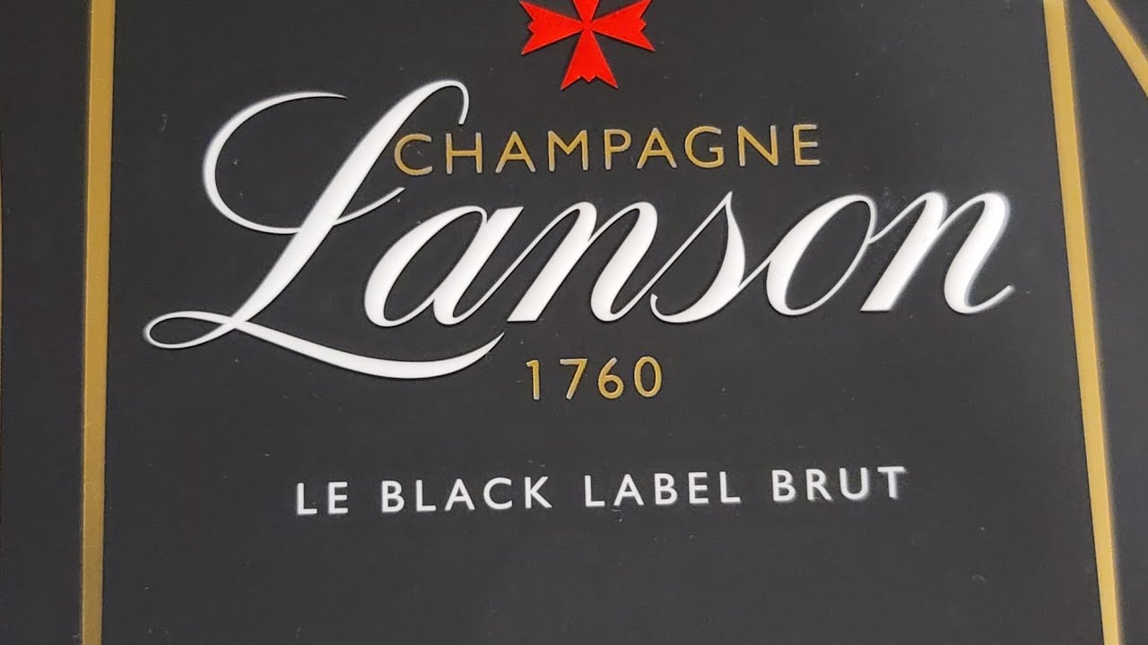 Lanson Champagne Black Brut Gift Set Tasting #champagne #luxury