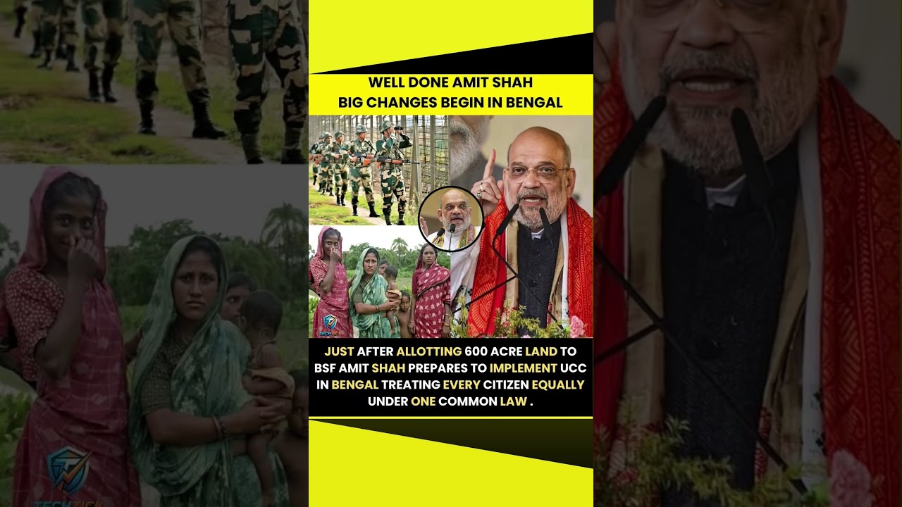 🫣Amit Shah&rsquo;s BIG Move In West Bengal! 😱 #UCC#shorts #ytshorts #amitshah