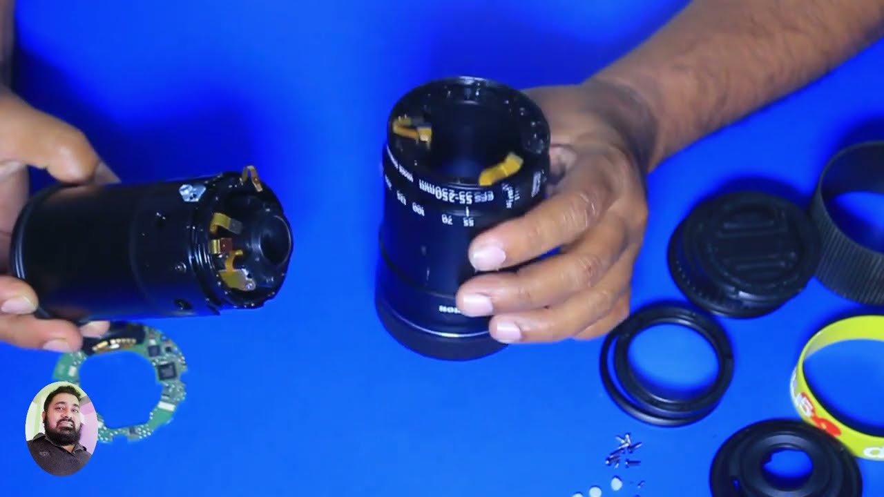 How to clean the fungus inside the lens। Canon 55 250 mm lens Dust fungus clean । lens disassemble