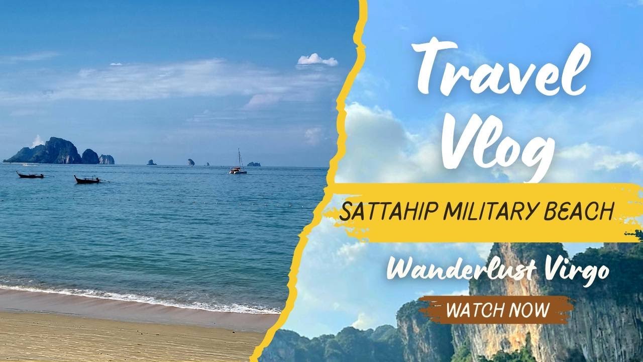 A Chill Weekend at the Beach 🏖️ Sattahip Military Beach 🇹🇭 #getaway #travelvlog #holiday #fypシ