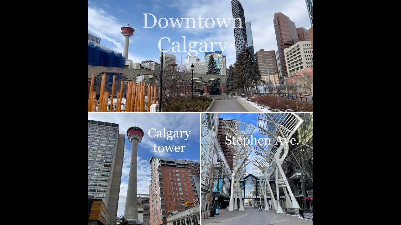 Stephen Avenue walk : Downtown Calgary