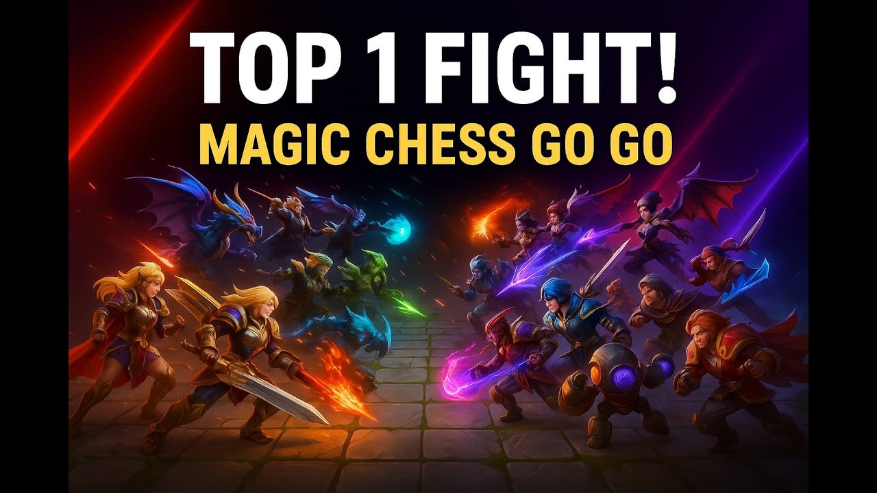 TOP 1 Finish in Magic Chess Go Go 🔥 | Insane Comeback Game!