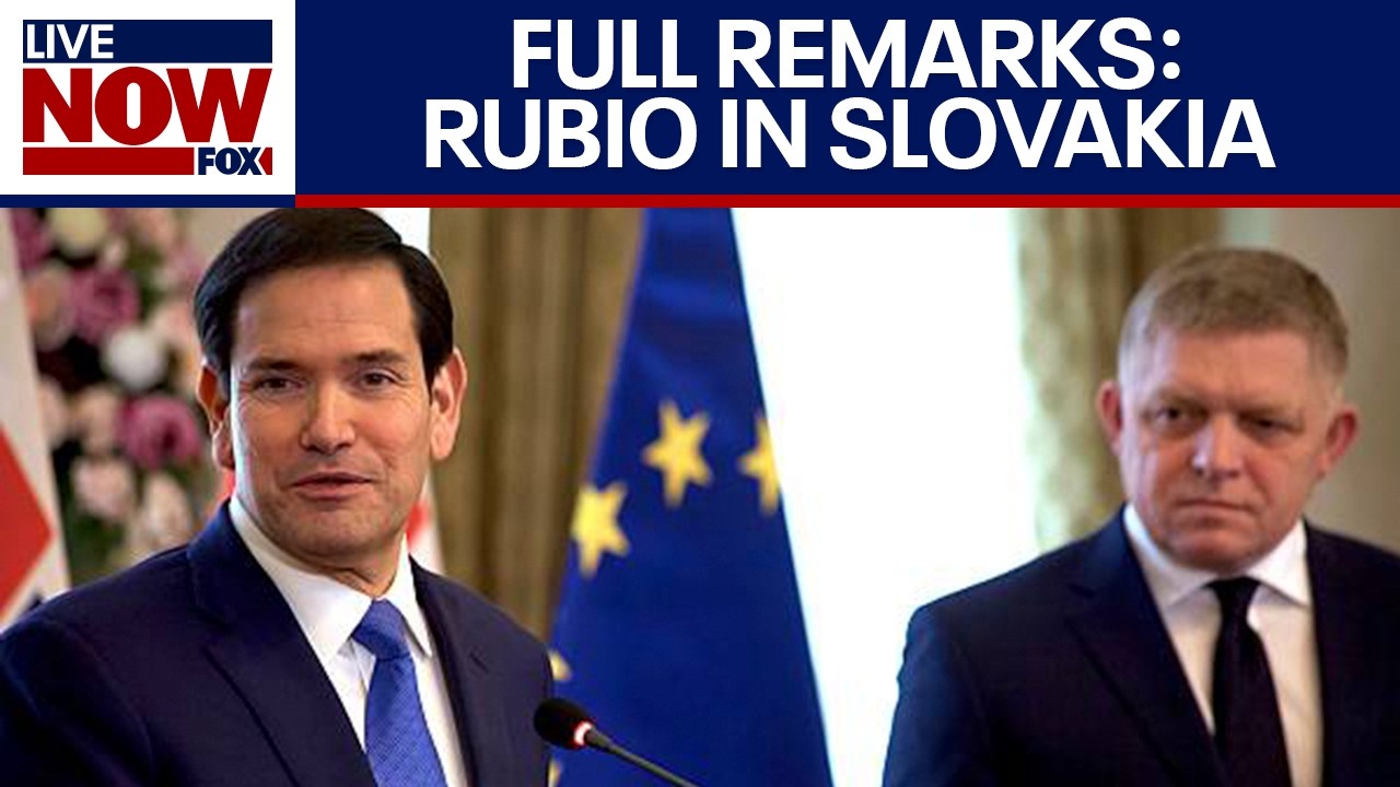 FULL: Sec. of State Marco Rubio delivers joint remarks with Slovakian Prime Minister Robert Fico