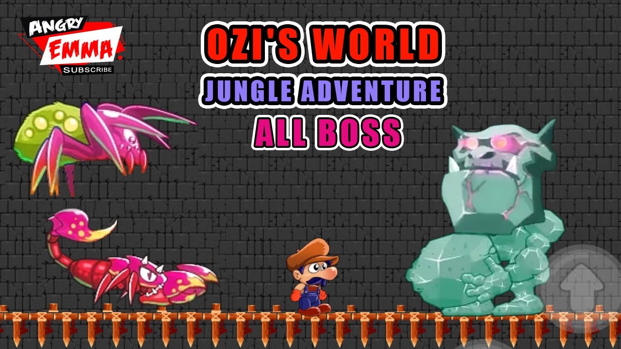Ozi's World - ALL BOSSes (Levels 10,20,30,40,50,60,70,80)