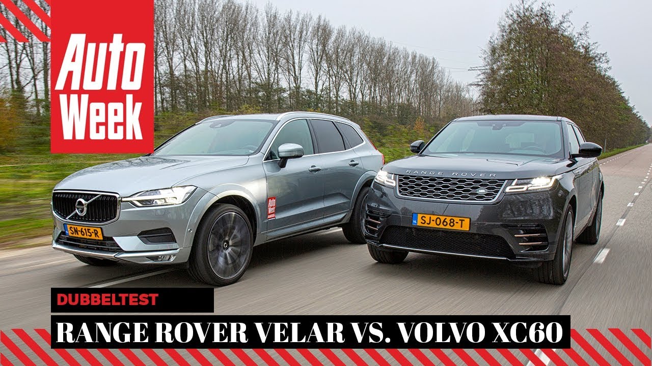 Range Rover Velar против Volvo XC60 - AutoWeek Dubbeltest - английские субтитры