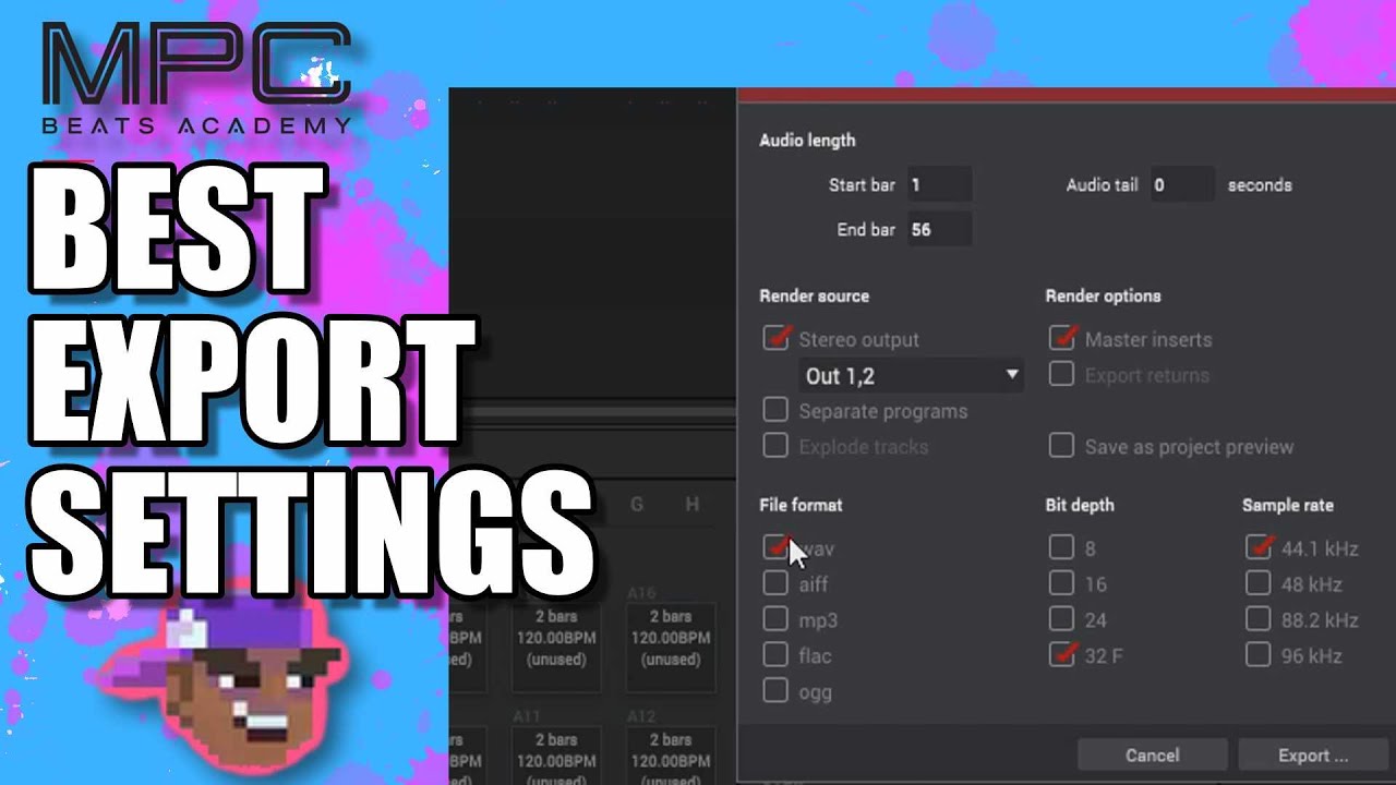MPC Beats - How To Export Stems & Trackout Beats