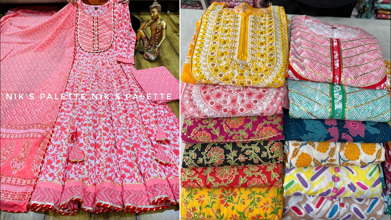 Invitation/Party wear 3pc cotton kurti collection 2023 #shopping_guide