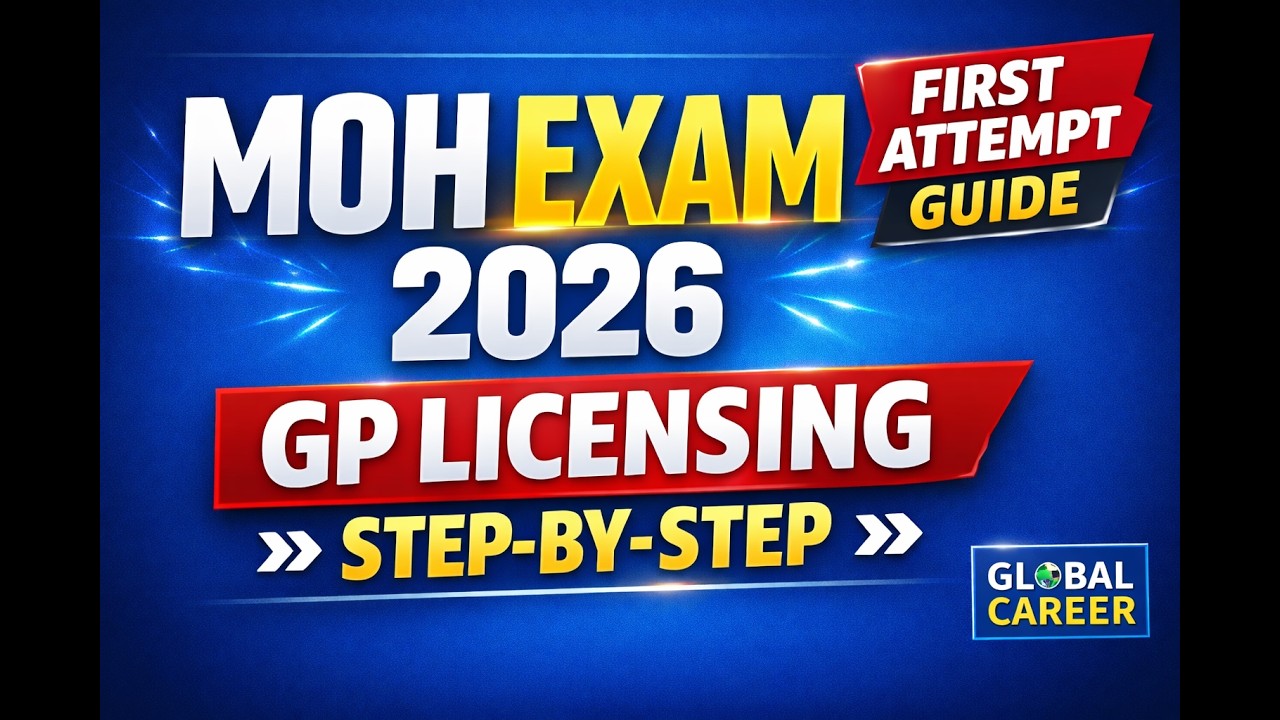 MOH Exam GP Edition: Step-by-Step Guide to Pass First Time & Get Licensed Fast in 2026 