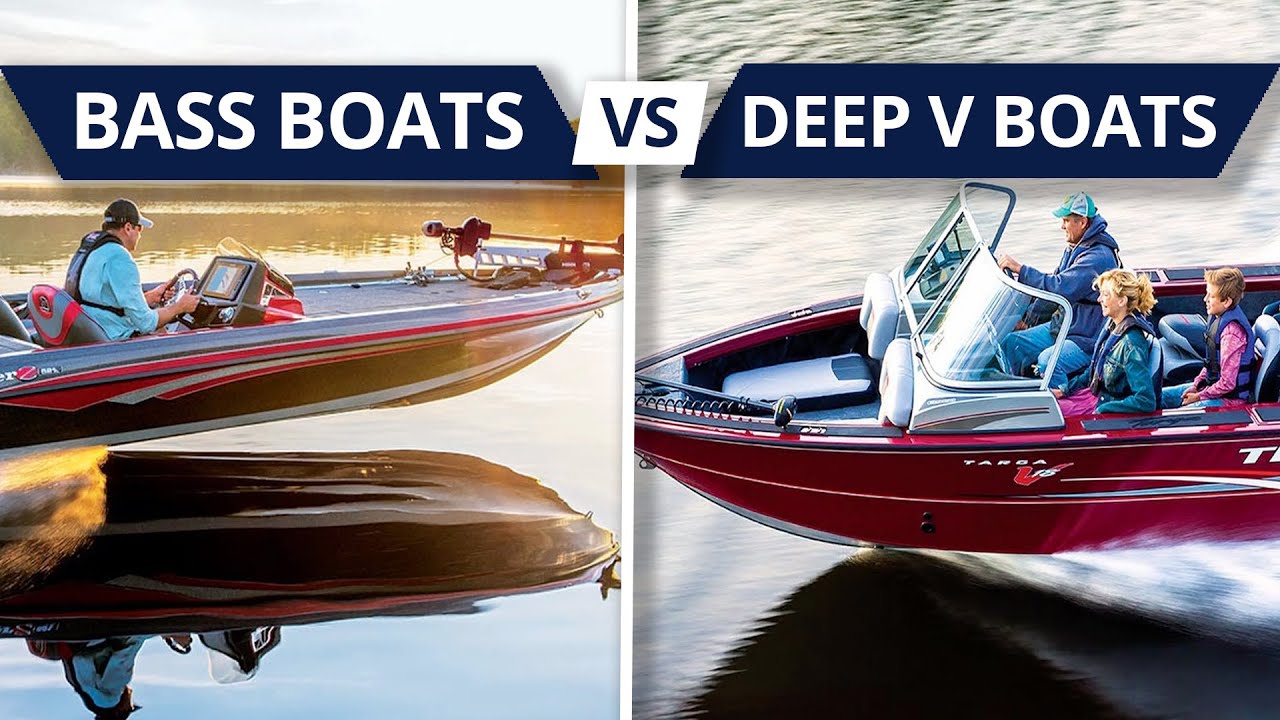 Лодка для ловли окуня против рыболовной лодки Deep V