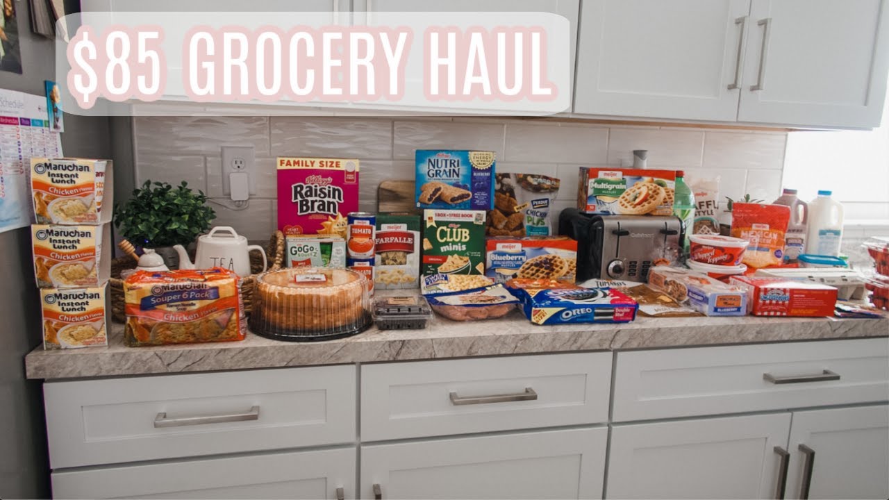*REALISTIC* $85 MEIJER GROCERY HAUL | Groceries On A Budget
