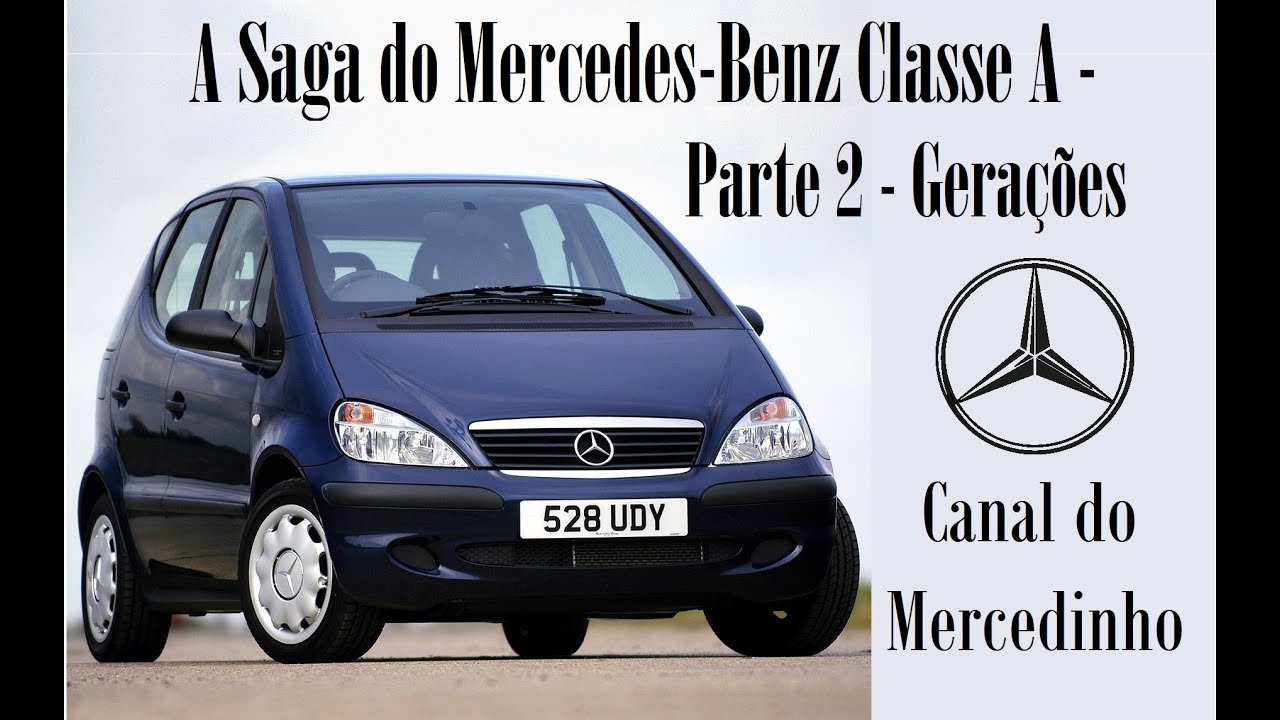 A Saga do Mercedes Benz Classe A Parte 2 - Gerações