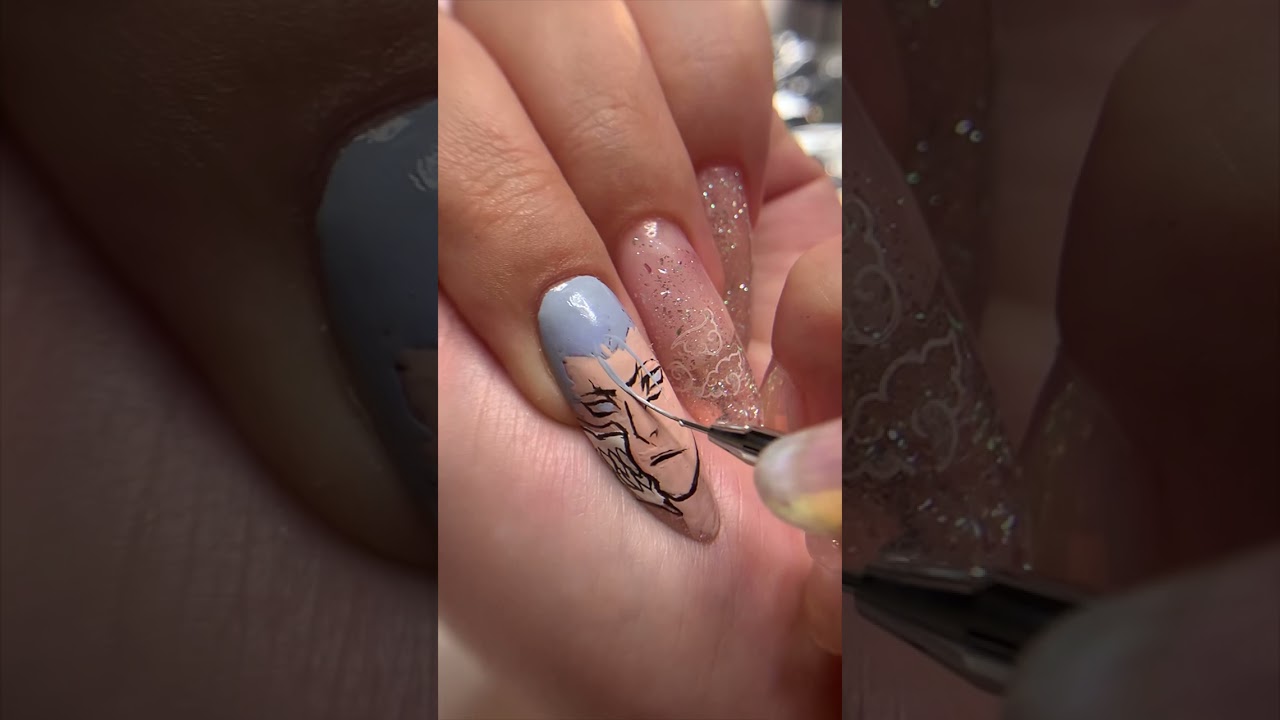 Bleach nail #nails #shortvideo #nailart #anime #short #