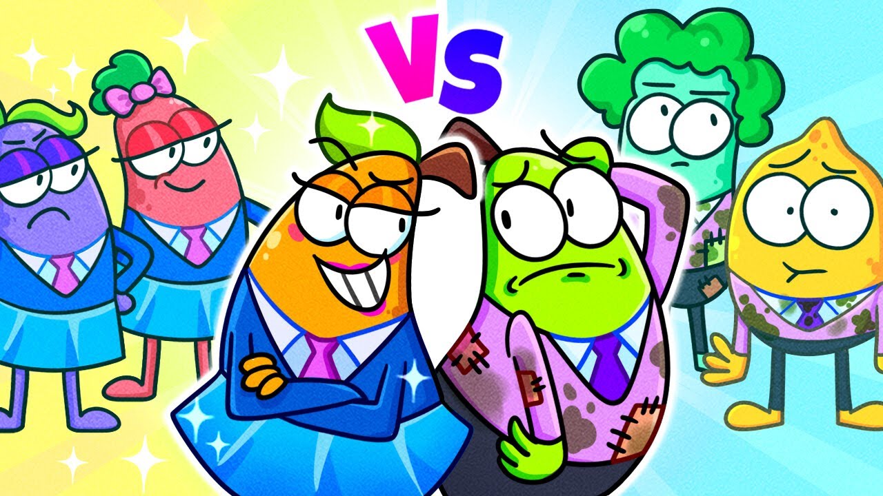 Alumnos ricos VS pobres: Liza en una escuela para multimillonarios 👑 Preparatoria por la Pareja Pera