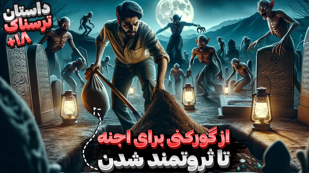 داستان ترسناک: از گورکنی برای اجنه تا ثروتمند شدن | داستان پسری که برای اجنه مسلمان گورمیکند و…