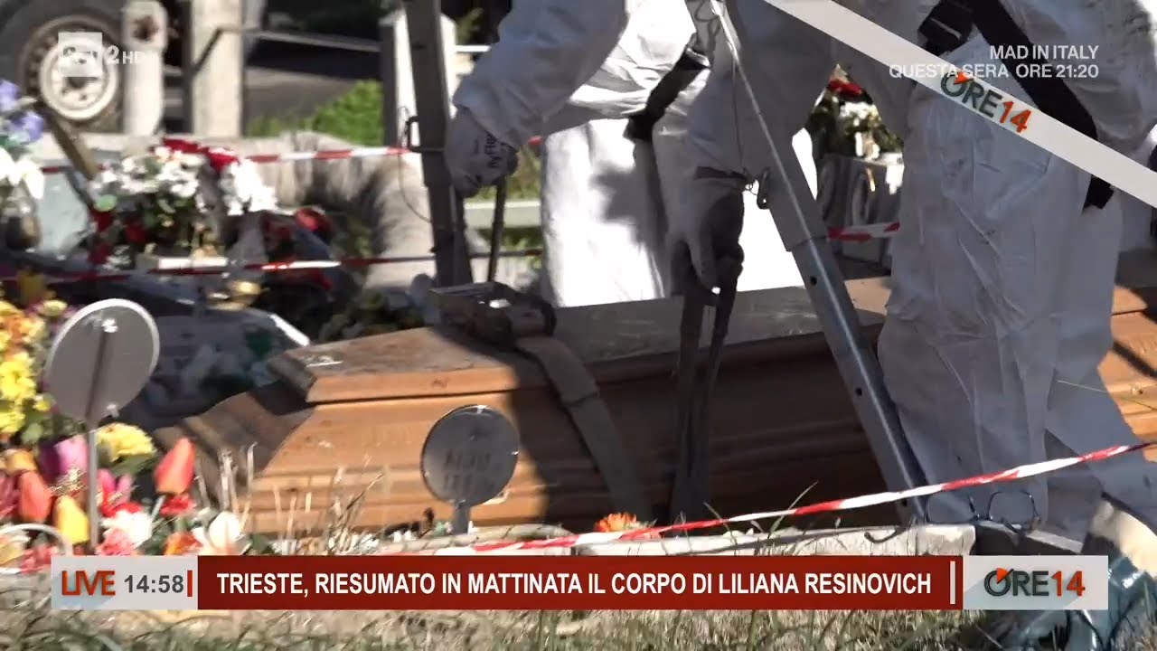 Trieste, riesumato in mattinata il corpo di  Liliana Resinovich - Ore 14 del 13/02/2024