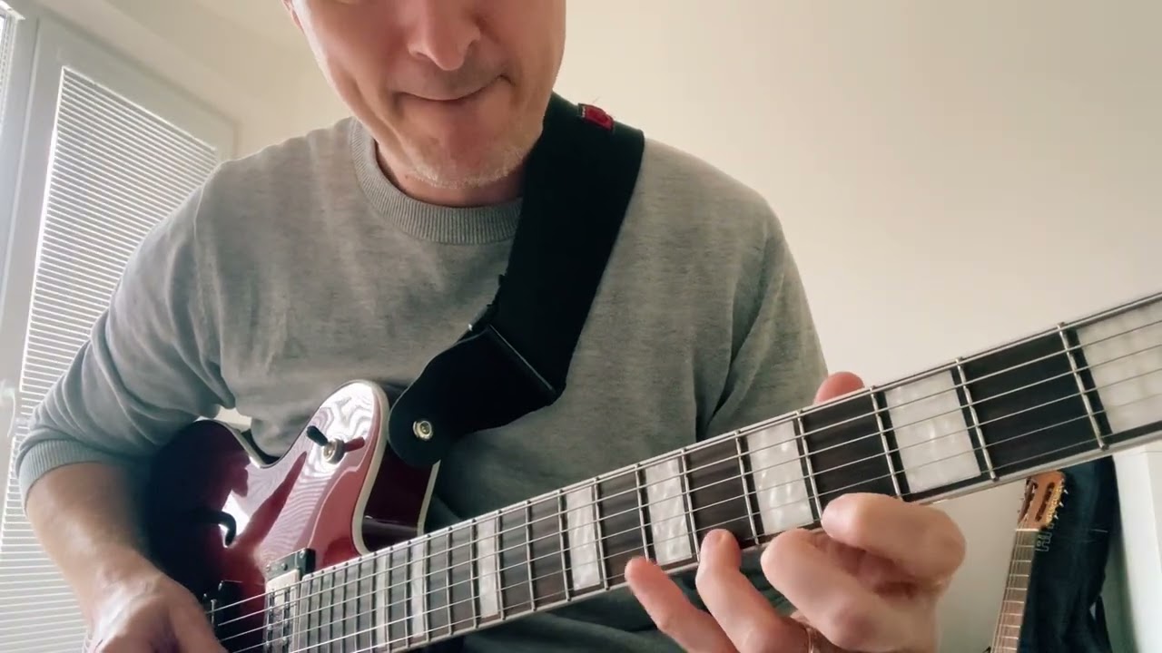 Lekcia gitary pentatonika + chromatický tón zdola 