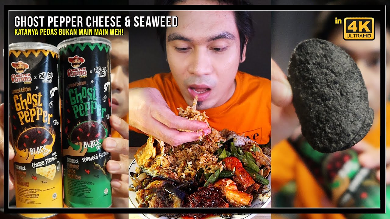 baharu! Mister Potato GHOST PEPPER Cheese & Seaweed 🥵🌶