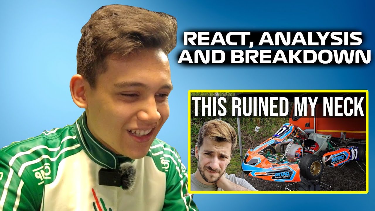 Pro Kart Racer Reacts to Jimmy Broadbent driving Race Kart