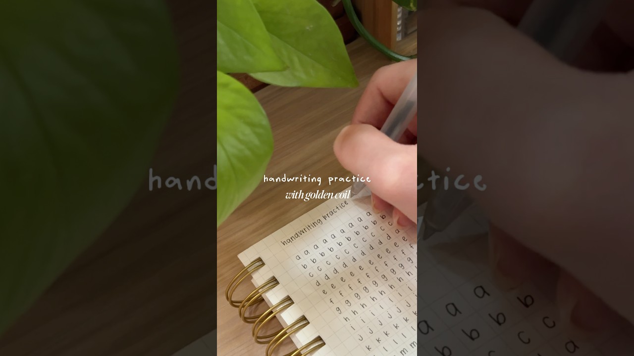 Handwriting Practice ✍🏼 | #handwriting #gelpens #stationery #notetaking #aesthetic