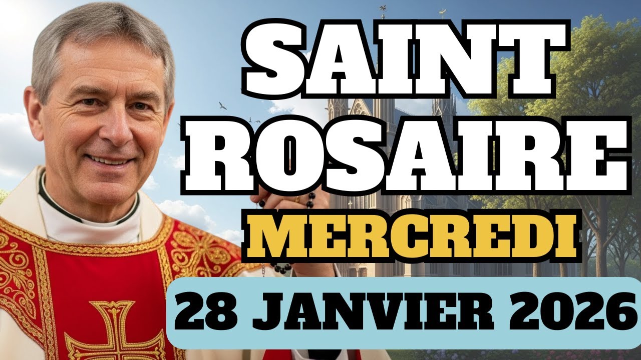 📿 Saint Rosaire, 28 Janvier 2026, Mystères Glorieux