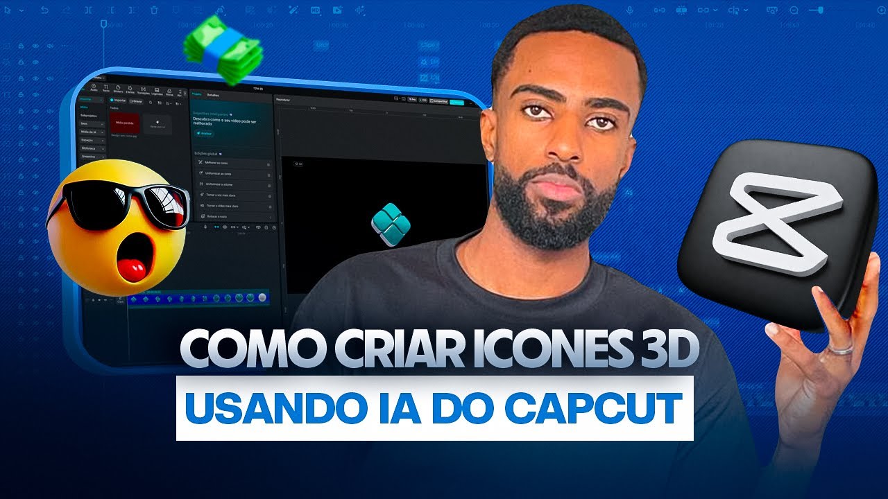 ICONES ANIMADOS USANDO APENAS O CAPCUT