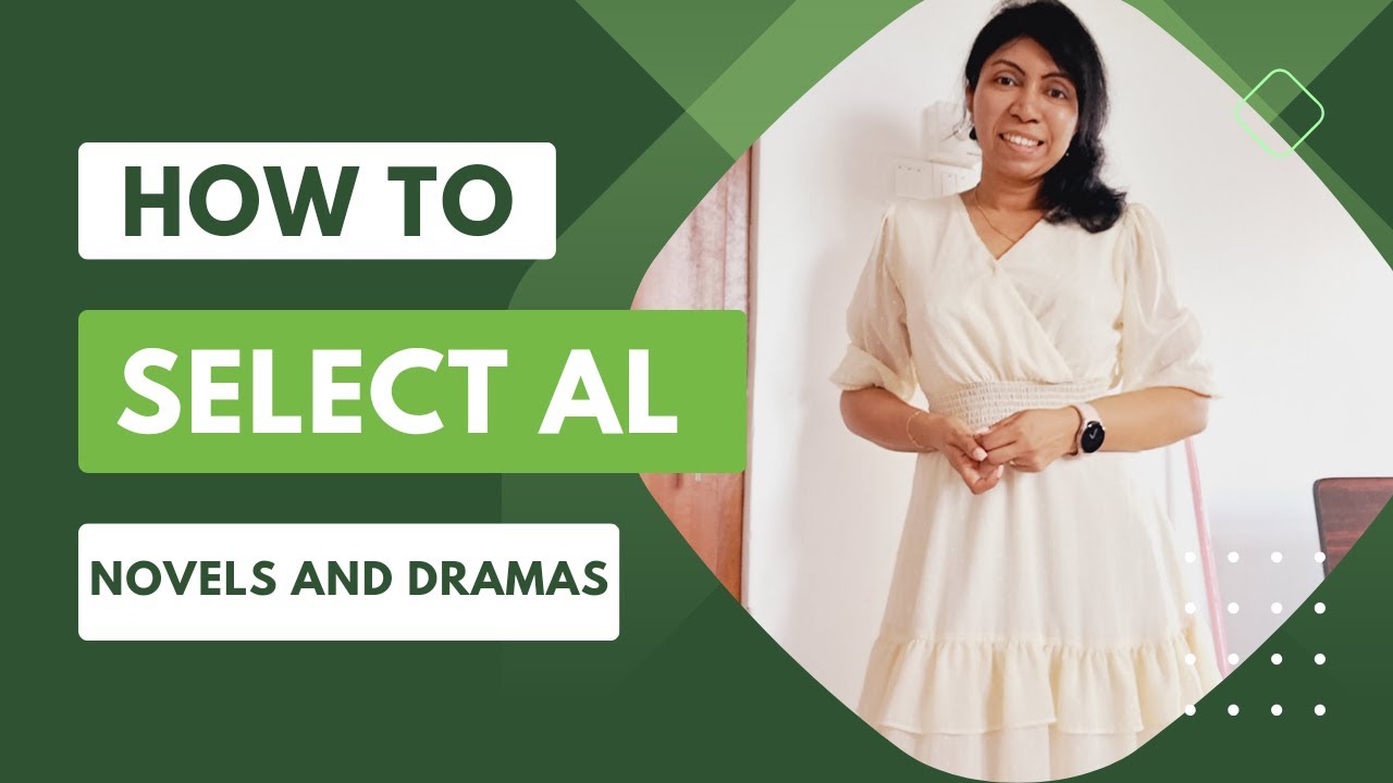 How to select novels and dramas AL English